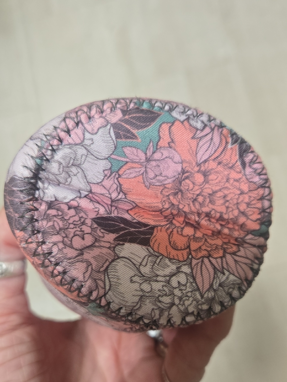 Javasok Floral 22-28 Ounce Soft Reusable Insulated Cold Cup Sleeve - Picture 4 of 5